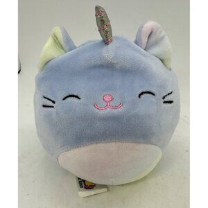Squishmallows Flip-A-Mallows Unicorn Cat Plush Toy 5" Soft Reversible Pillow Kel
